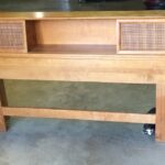 M1530 full size Cane door headboard with M1518 Pier cabinets (pier cabs have been sold) 1518's