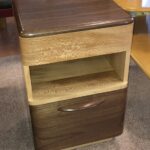 made with Walnut and Sycamore  $950  sold Custom nightstand
