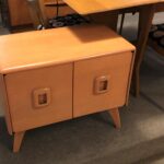 redone Champagne  $1200  sold M395 Record Cabinet end table