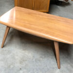 previously refinished poorly $150 as is 371 cocktail table