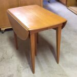 M787 game/dining table 22 x 36 closed and leaves down