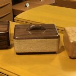 Jewelry boxes: Mirado; Sycamore and Walnut and Quilted Maple
