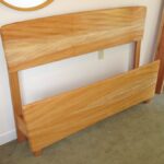 Queen Dogbone made with Sycamore and solid footboard