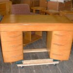 older kneehole desk