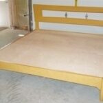 resize pic King Dogbone bed with cutout as headboard