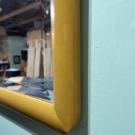 beveled glass and thick frame