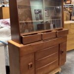 54 x 19 x 72 high $1200 as is, $3000 refinished