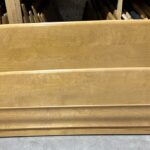 Sculptura full bed in very good Champagne $650