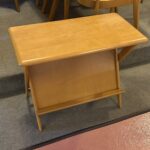 magazine rack end table redone Red wheat $650 hold