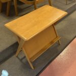 magazine rack end table redone Red wheat $650 hold